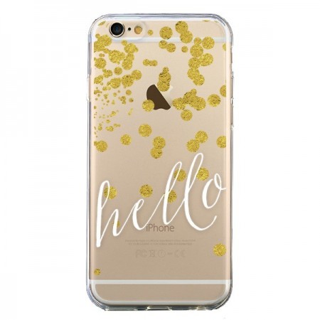 Coque iPhone 6 et 6S Hello, Bonjour Transparente - Sylvia Cook