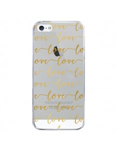 Coque iPhone 5/5S et SE Love Amour Repeating Transparente...