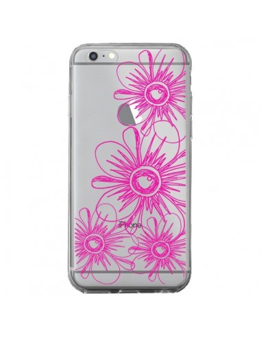 Coque iPhone 6 Plus et 6S Plus Spring Flower Fleurs Roses Transparente - Sylvia Cook