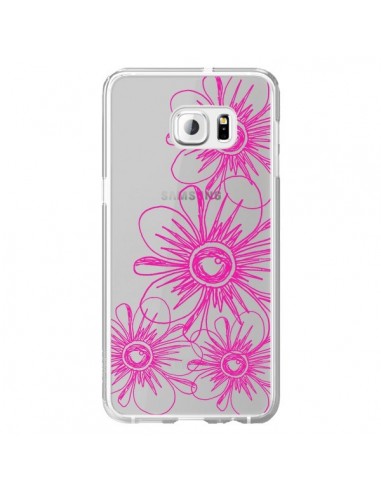 Coque Spring Flower Fleurs Roses Transparente pour Samsung Galaxy S6 Edge Plus - Sylvia Cook