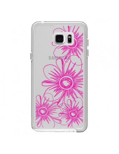 Coque Spring Flower Fleurs Roses Transparente pour Samsung Galaxy Note 5 - Sylvia Cook
