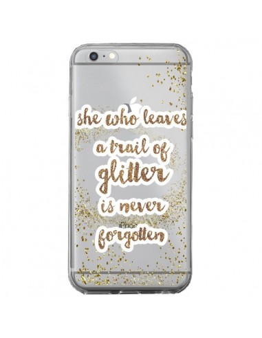 Coque iPhone 6 Plus et 6S Plus Style Pailleté Transparente - Sylvia Cook