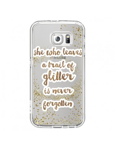 Coque Style Pailleté Transparente pour Samsung Galaxy S6 - Sylvia Cook