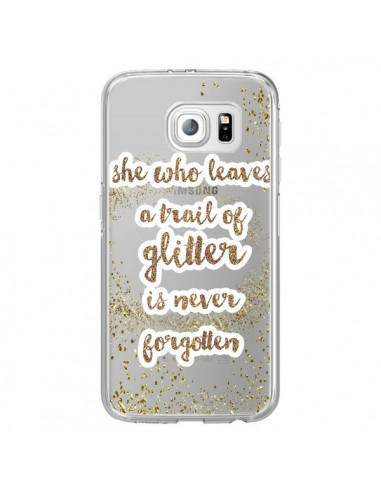 Coque Style Pailleté Transparente pour Samsung Galaxy S6 Edge - Sylvia Cook