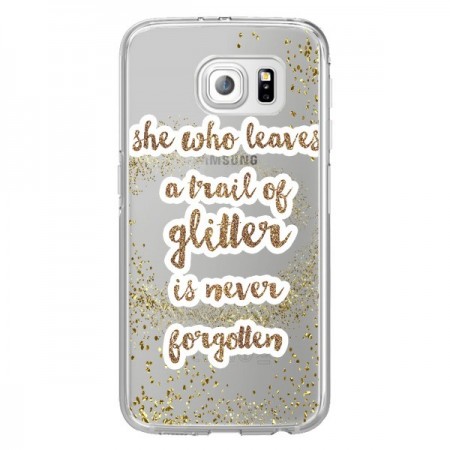 Coque Style Pailleté Transparente pour Samsung Galaxy S6 Edge - Sylvia Cook
