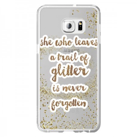 Coque Style Pailleté Transparente pour Samsung Galaxy S6 Edge Plus - Sylvia Cook