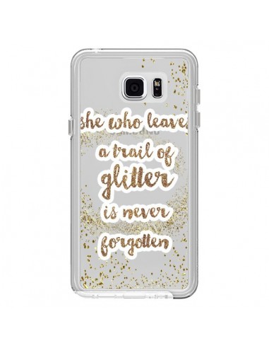 Coque Style Pailleté Transparente pour Samsung Galaxy Note 5 - Sylvia Cook