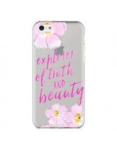 Coque iPhone 5C Explorer of Truth and Beauty Transparente...