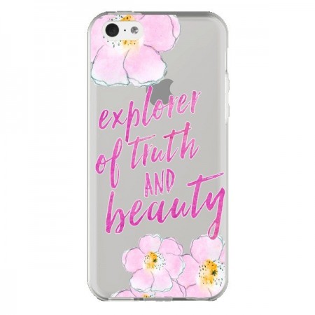 Coque iPhone 5C Explorer of Truth and Beauty Transparente - Sylvia Cook