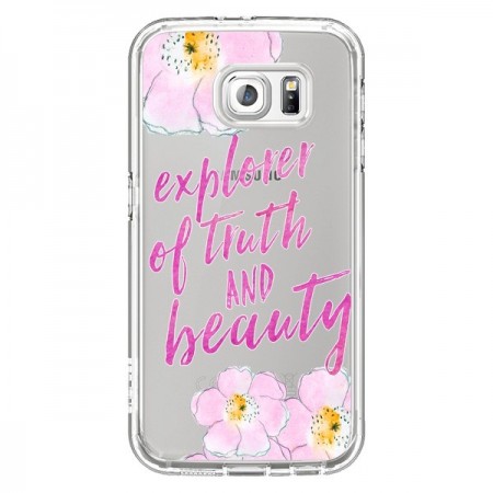 Coque Explorer of Truth and Beauty Transparente pour Samsung Galaxy S6 - Sylvia Cook