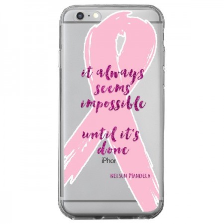 Coque iPhone 6 Plus et 6S Plus It always seems impossible, cela semble toujours impossible Transparente - Sylvia Cook
