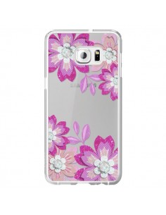 Coque Winter Flower Rose, Fleurs d'Hiver Transparente...