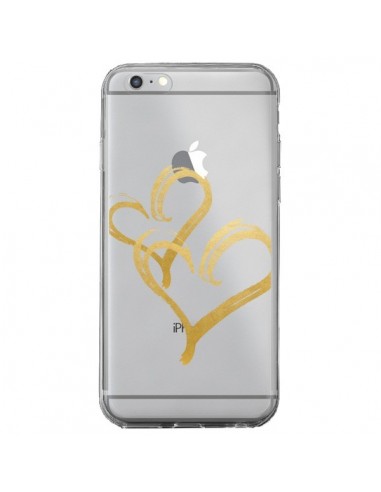 Coque iPhone 6 Plus et 6S Plus Deux Coeurs Love...