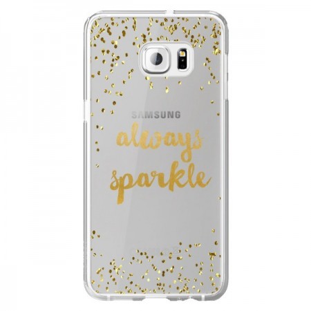 Coque Always Sparkle, Brille Toujours Transparente pour Samsung Galaxy S6 Edge Plus - Sylvia Cook