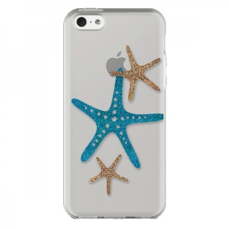 Coque iPhone 5C Etoile de Mer Starfish Transparente - Sylvia Cook