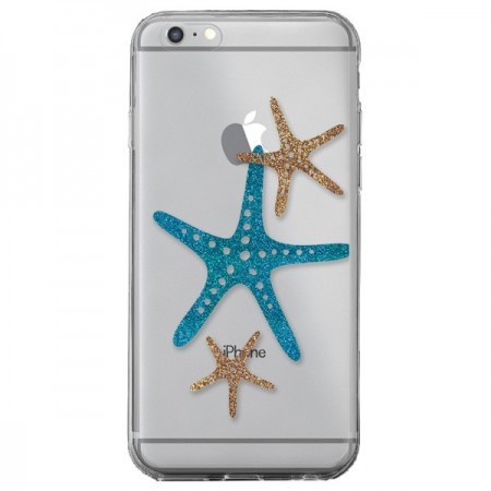 Coque iPhone 6 Plus et 6S Plus Etoile de Mer Starfish Transparente - Sylvia Cook