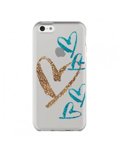 Coque iPhone 5C Coeurs Heart Love Amour...