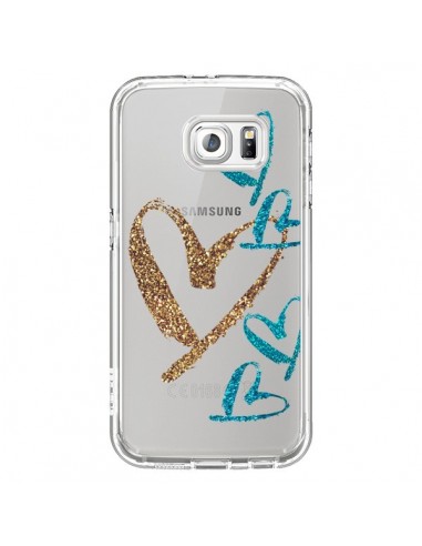 Coque Coeurs Heart Love Amour Transparente pour...