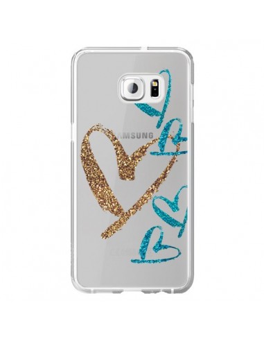 Coque Coeurs Heart Love Amour Transparente pour...