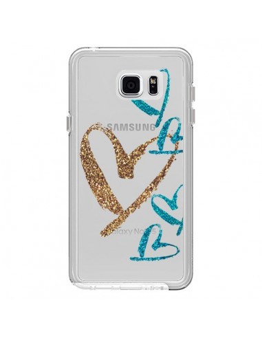 Coque Coeurs Heart Love Amour Transparente pour...
