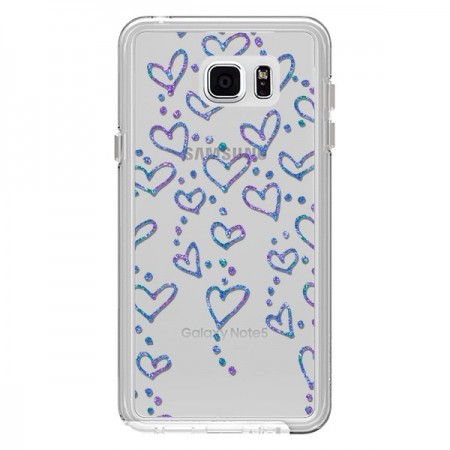 Coque Floating hearts coeurs flottants Transparente pour Samsung Galaxy Note 5 - Sylvia Cook