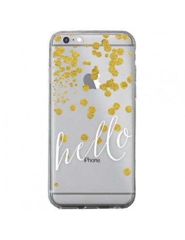 Coque iPhone 6 Plus et 6S Plus Hello, Bonjour...