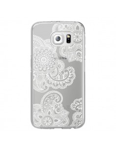 Coque Lacey Paisley Mandala Blanc Fleur Transparente pour... 2