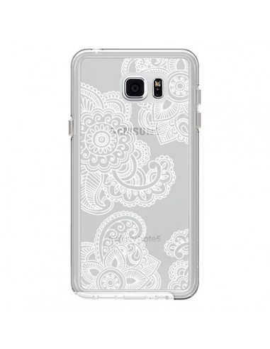 Coque Lacey Paisley Mandala Blanc Fleur...
