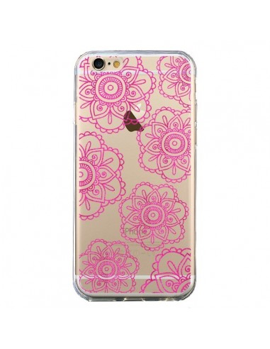 Coque iPhone 6 et 6S Pink Doodle Flower Mandala...