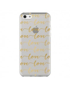 Coque iPhone 5C Love Amour Repeating Transparente -... 2