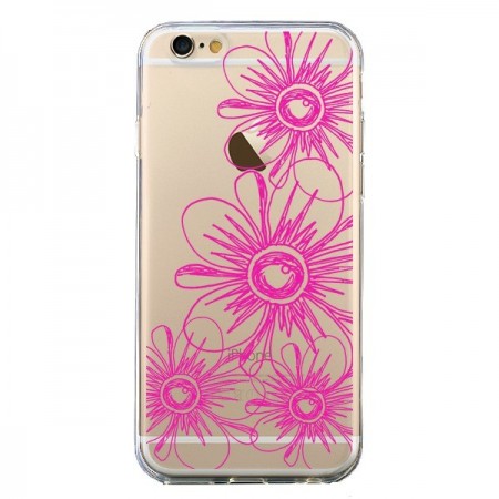 Coque iPhone 6 et 6S Spring Flower Fleurs Roses Transparente - Sylvia Cook