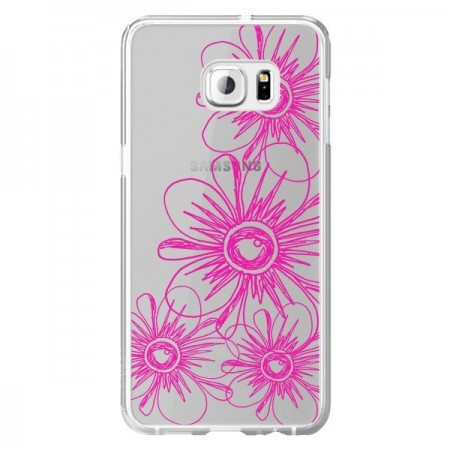 Coque Spring Flower Fleurs Roses Transparente pour Samsung Galaxy S6 Edge Plus - Sylvia Cook