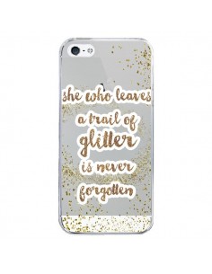 Coque iPhone 5/5S et SE Style Pailleté Transparente -... 2