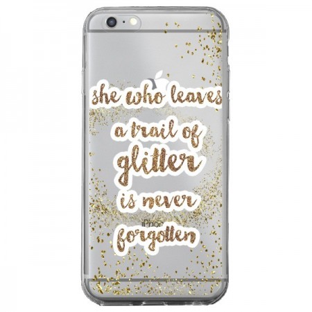 Coque iPhone 6 Plus et 6S Plus Style Pailleté Transparente - Sylvia Cook