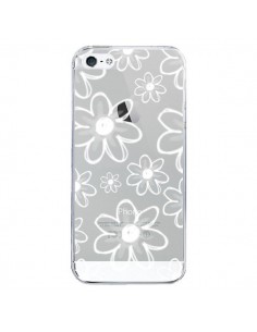 Coque iPhone 5/5S et SE Mandala Blanc White Flower... 2