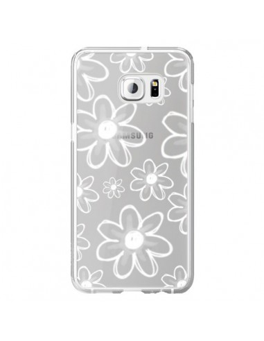 Coque Mandala Blanc White Flower Transparente...