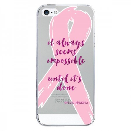 Coque iPhone 5/5S et SE It always seems impossible, cela semble toujours impossible Transparente - Sylvia Cook