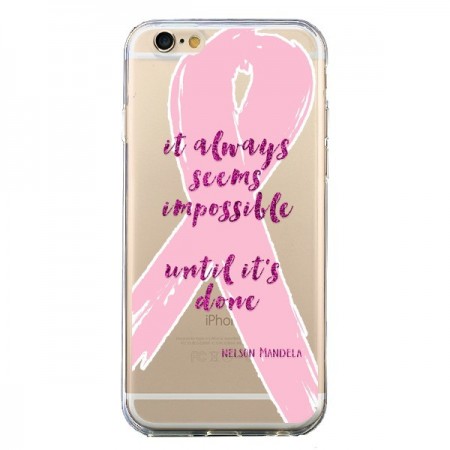 Coque iPhone 6 et 6S It always seems impossible, cela semble toujours impossible Transparente - Sylvia Cook