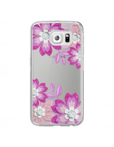 Coque Winter Flower Rose, Fleurs d'Hiver Transparente... 2