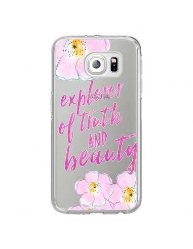 Coque Explorer of Truth and Beauty Transparente pour Samsung Galaxy S6 Edge - Sylvia Cook