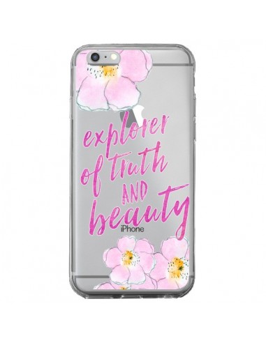 Coque iPhone 6 Plus et 6S Plus Explorer of Truth and Beauty Transparente - Sylvia Cook