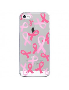 Coque iPhone 5/5S et SE Pink Ribbons Ruban Rose...