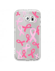 Coque Pink Ribbons Ruban Rose Transparente pour Samsung...