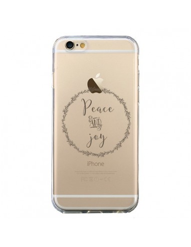 Coque iPhone 6 et 6S Peace and Joy, Paix et Joie Transparente - Sylvia Cook