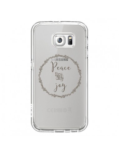 Coque Peace and Joy, Paix et Joie Transparente pour Samsung Galaxy S6 - Sylvia Cook