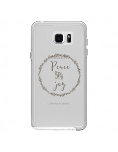 Coque Peace and Joy, Paix et Joie Transparente pour...