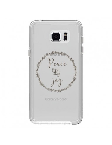 Coque Peace and Joy, Paix et Joie Transparente pour Samsung Galaxy Note 5 - Sylvia Cook