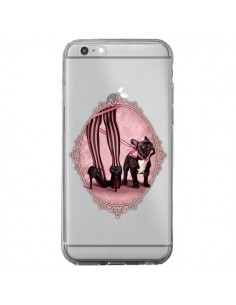Coque iPhone 6 Plus et 6S Plus Lady Jambes Chien Bulldog...