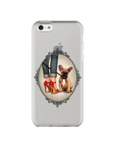Coque iPhone 5C Lady Jambes Chien Bulldog Dog...