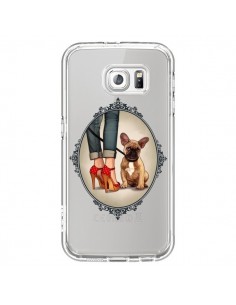 Coque Lady Jambes Chien Bulldog Dog Transparente pour...